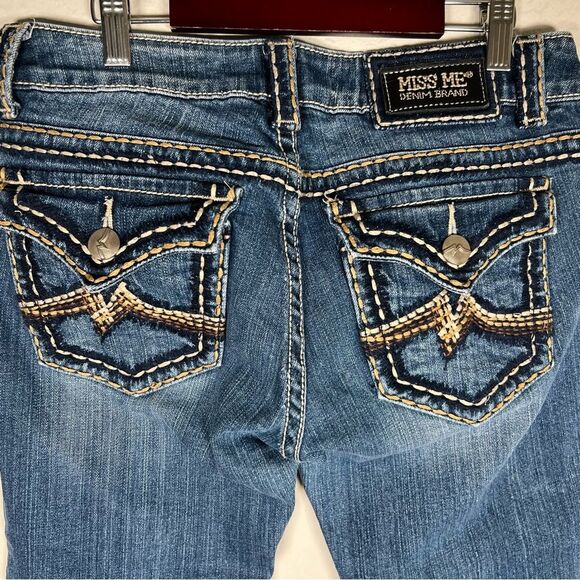 Miss Me Irene Skinny 🔥Flap Pockets 🔥 size 28 - Picture 1 of 15